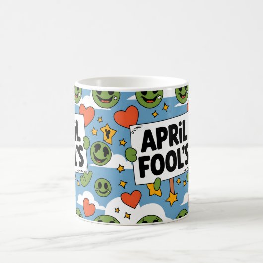 Happy April Fool's Day Gift Idee Kaffeetasse (Mittel)