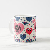 Happy April Fool's Day Gift Idee Kaffeetasse (Vorderseite Links)