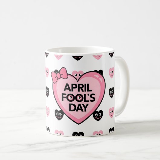 Happy April Fool's Day Gift Idee Kaffeetasse (VorderseiteRechts)