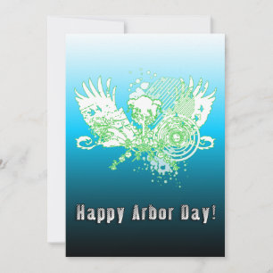 Happy Arbor Day Hi-Fi-Baum Einladung