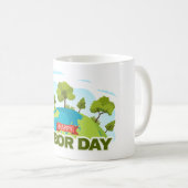 Happy Arbor Day Kaffeetasse (VorderseiteRechts)