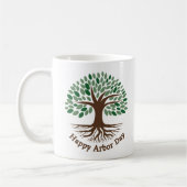 Happy Arbor Day Kaffeetasse (Links)