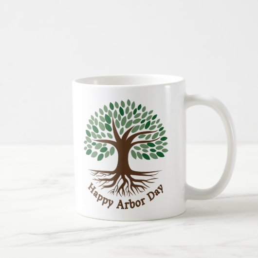 Happy Arbor Day Kaffeetasse (Rechts)
