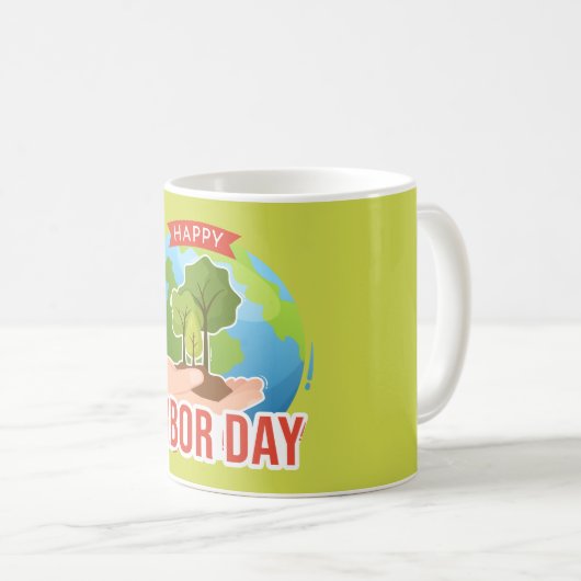 Happy Arbor Day Kaffeetasse (VorderseiteRechts)