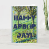 Happy Arbor Day Karte (Vorderseite)
