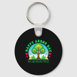 Happy Arbor Day Shirt Tree Pflanzend T-Shirt Arbor Schlüsselanhänger