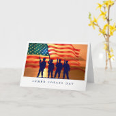 Happy Armed Forces Day Custom Grußkarten Karte (Gelbe Blume)