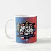 Happy Armed Forces Day Gift Kaffeetasse (Links)