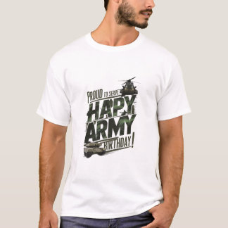 Happy Army Birthday TShirt - Stolz für Design