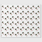 Happy Art Abstrakt Clown Geschenkpapier (Flach)