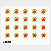 Happy as a Appy Fruit Sticker (Blatt)