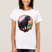 Happy as a Labrador T-Shirt (Vorderseite)