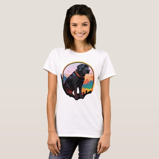Happy as a Labrador T-Shirt (Vorne ganz)