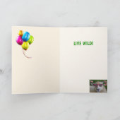 Happy aufgeregt Schafe zum Geburtstag Karte (Innenseite)