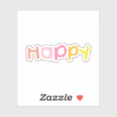 HaPpY Aufkleber (Blatt)