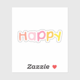 HaPpY Aufkleber