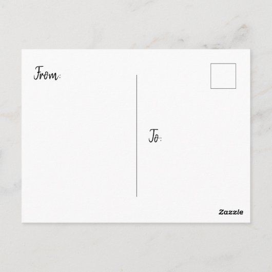 Happy August 16. Postkarte (Rückseite)