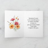 Happy Auntie's Day | Personalisiertes Foto Karte (Innenseite)