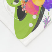 Happy Außerirdischen Rockin' Fleecedecke (Ecke)