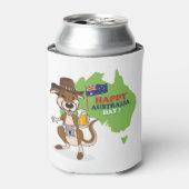 Happy Australia Day Kangaroo Koala Dosenkühler (Kanne Vorderseite)