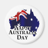 Happy Australia Day Magnet (Vorne)