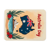 Happy Australia Day Magnet (Horizontal)