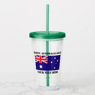 Happy Australia Day Party liefert australische Fla Acryltrinkbecher