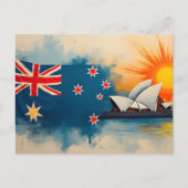 Happy Australia Day Postkarte (Vorderseite)