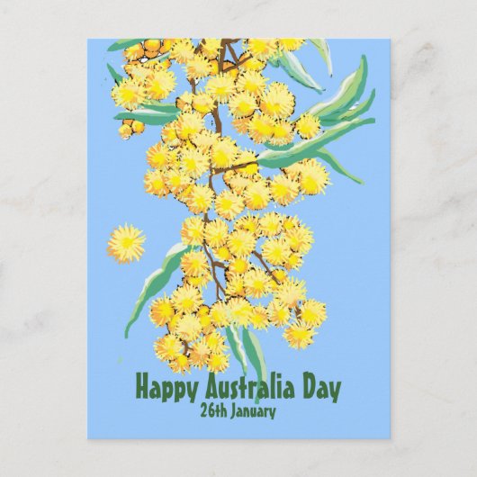 Happy Australia Day Postkarte (Vorderseite)