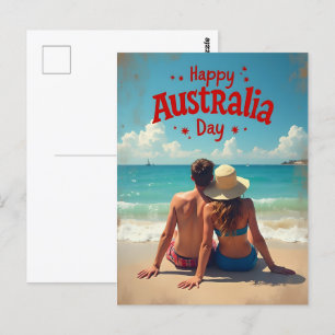 Happy Australia Day Postkarte