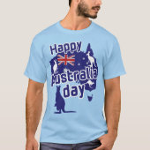 Happy Australia Day T-Shirt (Vorderseite)