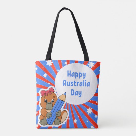 Happy Australia Day Tote Bag Tasche (Rückseite)