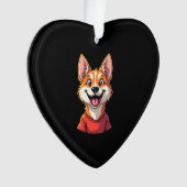 Happy Australian Cattle Dog Tank Top Ornament (Vorderseite)