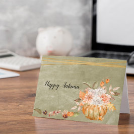 Happy Autumn Card Dankeskarte