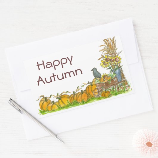 Happy Autumn Stickers Pumpkin Patch Crow (Umschlag)
