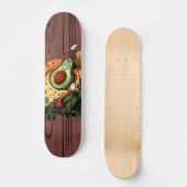 Happy Avocado Skateboard (Vorderseite)