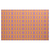 Happy Aztec Orange Pink Blue Pattern Fabric Stoff (Yard (91,4 cm))