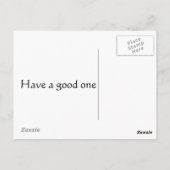 Happy B-day Grandpa Serengeti Plains Postkarte (Rückseite)