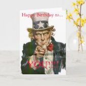 Happy B-Day Karte (Gelbe Blume)