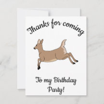 Happy B-day Leaping Deer