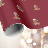 Happy Baby Christmas Elf Wrapping Paper Geschenkpapier