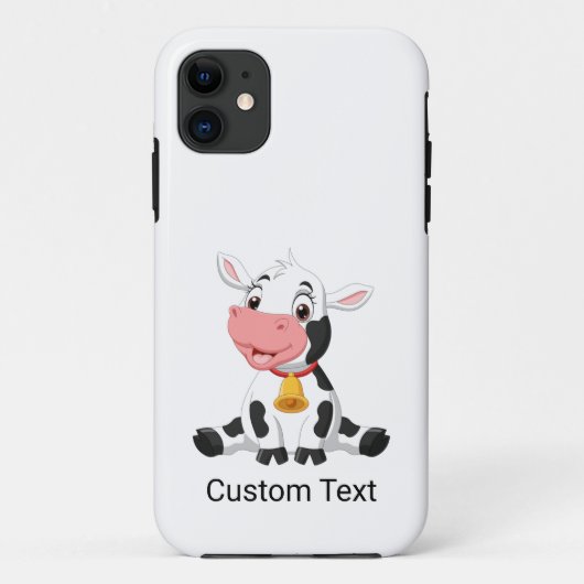 Happy Baby Cow Case-Mate iPhone Case (Rückseite)