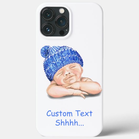 Happy Baby Funny iPhone Fall Individueller Text Case-Mate iPhone Hülle (Rückseite)