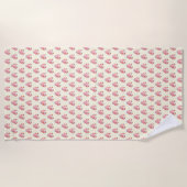 Happy Baby Hippo Strandtuch (Vorderseite)