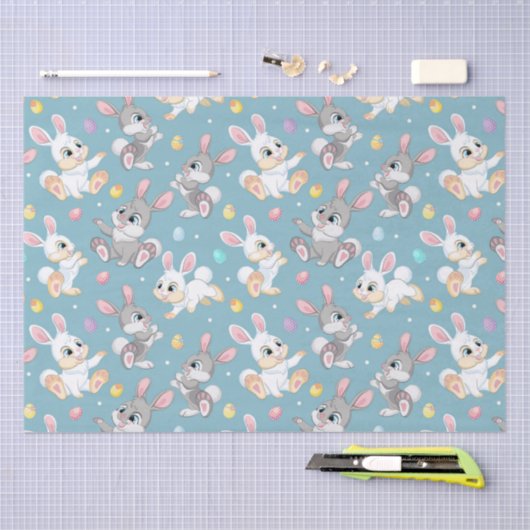 Happy Baby Oaster Rabbits Seidenpapier (Handwerk)