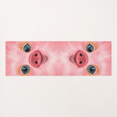 Happy Baby Pig Funny Yoga Mat - Lächeln Yogamatte (Rückseite (Horizontal))