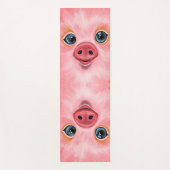 Happy Baby Pig Funny Yoga Mat - Lächeln Yogamatte (Vorderseite)