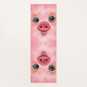 Happy Baby Pig Funny Yoga Mat - Lächeln Yogamatte (Rückseite)