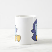 Happy Baby Pinguin | Hintergrundfarbe auswählen Kaffeetasse (Mittel)