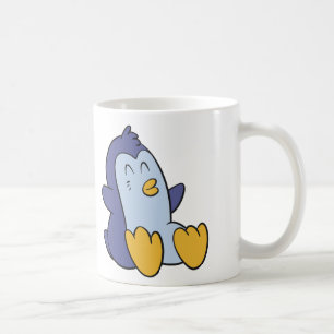Happy Baby Pinguin Hintergrundfarbe auswählen Kaffeetasse